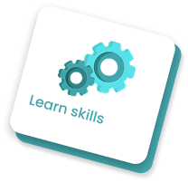 Atom “Learn skills” button