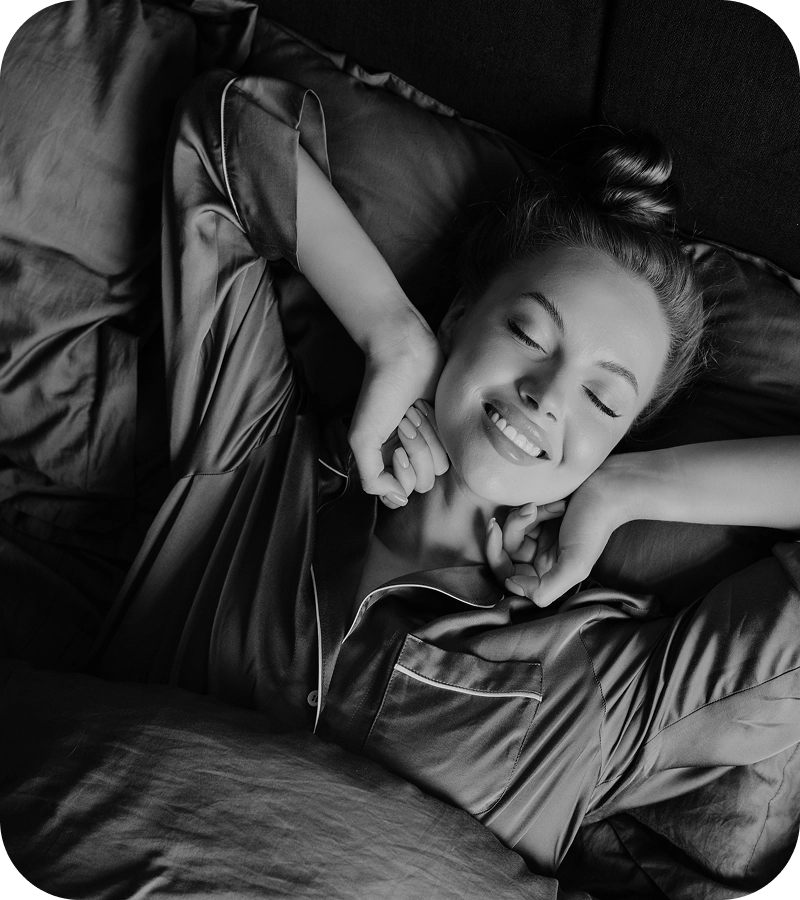Woman sleeping peacefully